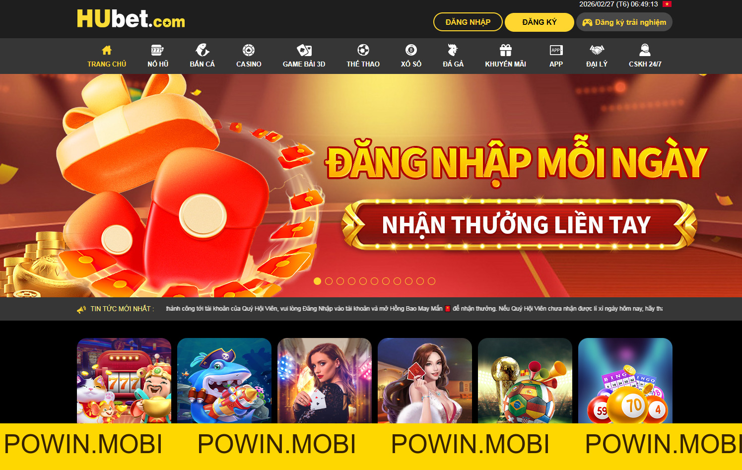 Giới thiệu Hubet – Nhà cái cá cược trực tuyến đa dạng 2026 - POWIN.MOBI