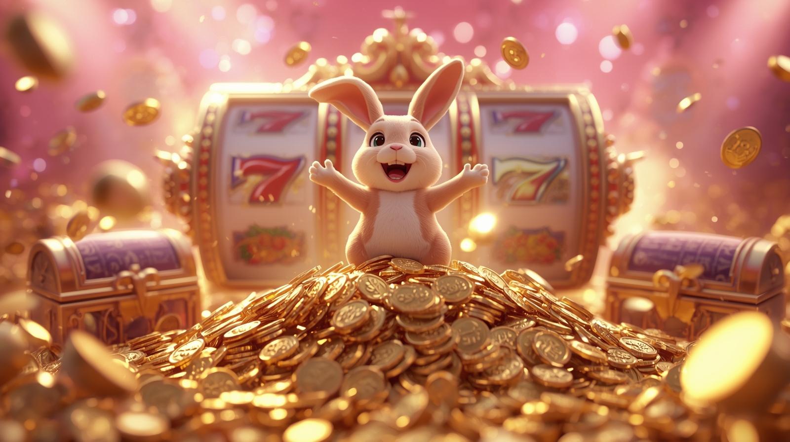 Nổ hũ Thỏ May Mắn Hubet - Slot 3D chủ đề tài lộc hấp dẫn - POWIN.MOBI
